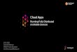 Cloud Apps - Running Fully Distributed on Mobile Devices - Dominik Rüttimann