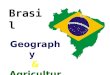 Geography   & Agriculture in brazil