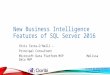New features of sql server 2016 bi features