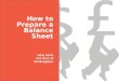 How to prepare a balance sheet