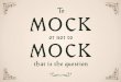 [PyCon2016]To mock or not to mock, that is the questions