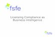Licensing Compliance as Business Intelligence