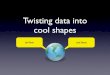 Twisting Data into Cool Shapes