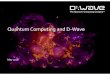 Quantum Computing and D-Wave