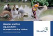 Gender and fish aquaculture: A seven country review
