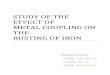 Chemistry Project on the effect of metal coupling on the rusting of iron