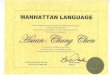 Certificate from Manhattan Language
