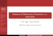 Dispense di Matematica Finanziaria, a.a. 2014-2015