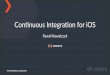 Paweł Kowalczyk (Codete) - Continuous integration for iOS