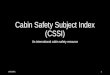 Cabin safety subject index