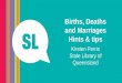 Searching for births, deaths and marriages - hints and tips