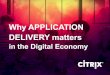 Why Application Delivery matters in the Digital economy