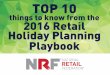 Top 10 things to know from the 2016 Retail Holiday Planning Playbook