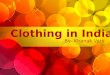Clothing in India