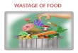 WASTAGE OF FOOD
