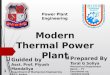 Modern thermal power plant