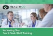 Improving patient payment through front desk staff training
