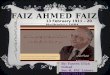 faiz ahmed faiz by Faseeh ullah irshad