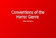 Conventions of the horror genre