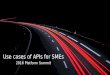 Use Cases of APIs for SMEs (Luis Sorriguieta Ruiz)