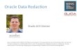 Oracle Data Redaction - EOUC