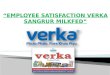 Verka employees satisfaction at verka