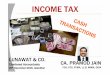 Demonetization, AIR, TCS, Presumptive income, penny stock assessment