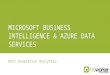 Business Intelligence com SQL Server e AZURE