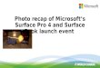 Photo recap of Microsoft’s Surface Pro 4 and Surface Book launch event