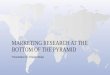 Marketing Research at The Bottom of the Pyramid