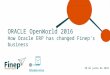#oowBR - Como o ERP da Oracle transformou o neg³cio da Finep