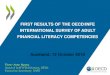OECD INFE International Survey of Adult Financial Literacy Competencies