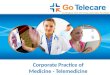 Coroporate Practice of Medicine - Telemedicine
