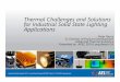 APEC 2016 Industry Session-Thermal Challenges and Solutions for SSL Applications