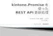 kintone Café 福岡 vol.6 / kintone.Promise を使ったREST API更新処理