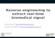 Reverse Engineering of Biomedical Elaborated Signal-Introduction