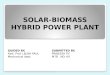 Solar-biomass hybrid power plant