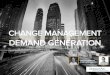 Change Management for Demand Geneation eBook