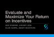 Evaluate and maximize return on incentives