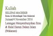 Kuliah Maghrib Surau Al-Muwafaqah_Jumaat_4 Oktober 2016_Larangan Menyembunyikan Ilmu Dan Halal Haram Dalam Islam (Makanan)_M. Hidir Baharudin