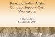 Bureau of Indian Affairs Contract Support Cost