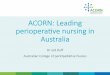 Dr Jed Duff - ACORN - Australian College of Operating Room: Leading perioperative nursing in Australia