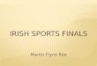 Irish sports finals
