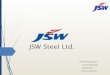 JSW- Steel Plant -Operation process -TMT