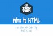 Intro to HTML (Kid's Class at TIY)