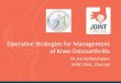 Osteo-arthritis Knee, strategies for management