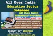 All over india education center database