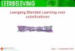 GGZ Ecademy - Opleiding Blended Learning voor coördinatoren
