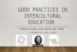 Good practices in intercultural education