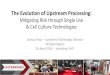 The Evolution of Upstream Processing: Mitigating Risk through Single Use & Cell Culture Technologies